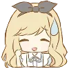 Стикер 14 Alice emoji - Алиса в стране чудес