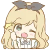 Стикер 32 Alice emoji - Алиса в стране чудес