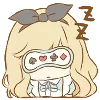 Стикер 21 Alice emoji - Алиса в стране чудес