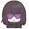 Стикер 22 ☺️ Menhera chan emoji