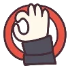 Стикер 33 ☺️ Menhera chan emoji