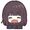 Стикер 3 ☺️ Menhera chan emoji