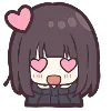 Стикер 8 ☺️ Menhera chan emoji