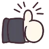 Стикер 34 ☺️ Menhera chan emoji