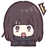 Стикер 18 ☺️ Menhera chan emoji