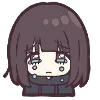 Стикер 12 ☺️ Menhera chan emoji