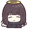 Стикер 24 ☺️ Menhera chan emoji