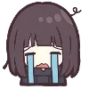 Стикер 10 ☺️ Menhera chan emoji