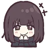 Стикер 21 ☺️ Menhera chan emoji