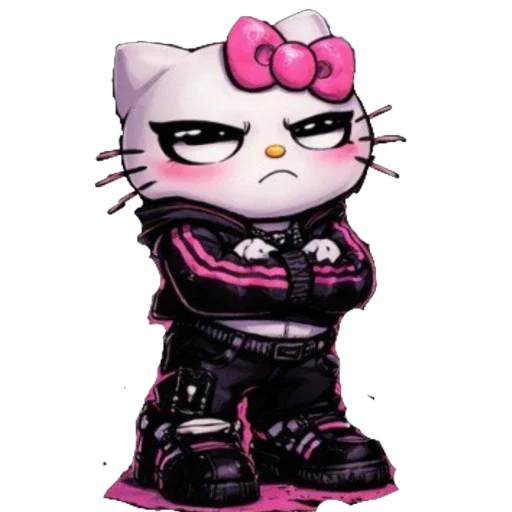 🫥 Стикер «EMO KITTY» для Telegram