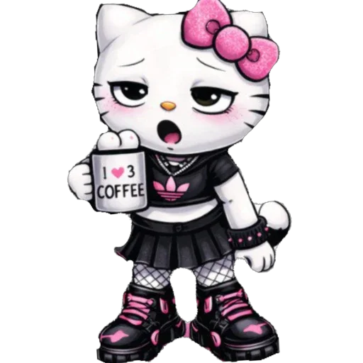 Стикерпак EMO KITTY для Telegram