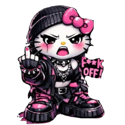 🫥 Стикер «EMO KITTY» для Telegram