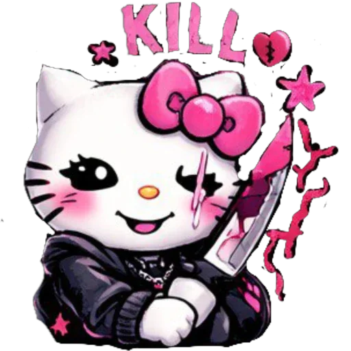 🫥 Стикер «EMO KITTY» для Telegram