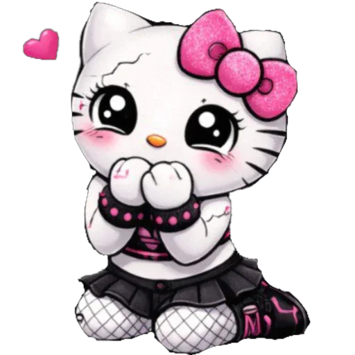 🫥 Стикер «EMO KITTY» для Telegram