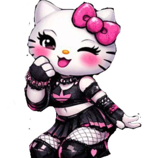 🫥 Стикер «EMO KITTY» для Telegram