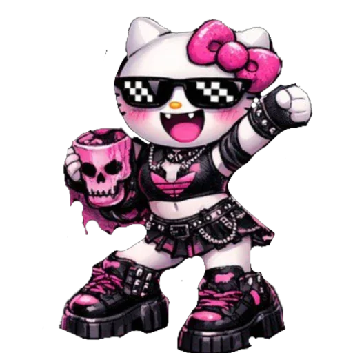 🫥 Стикер «EMO KITTY» для Telegram