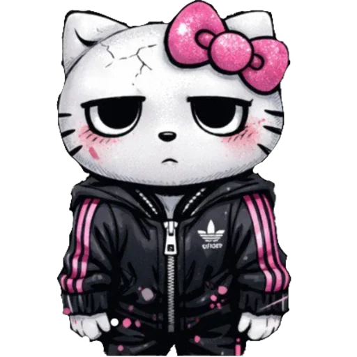 🫥 Стикер «EMO KITTY» для Telegram