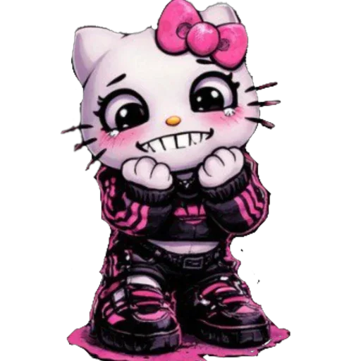 🫥 Стикер «EMO KITTY» для Telegram