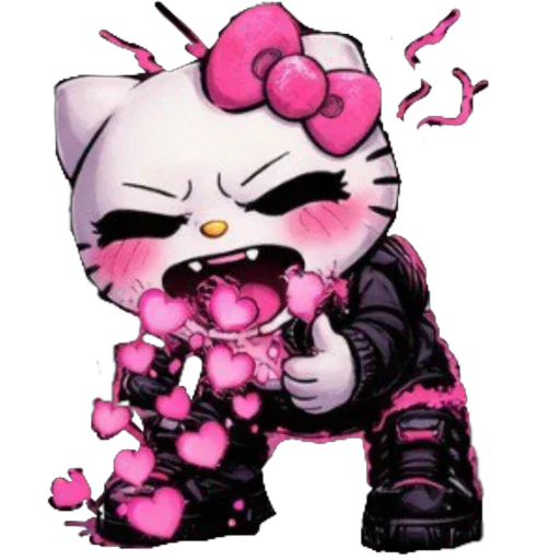 🫥 Стикер «EMO KITTY» для Telegram