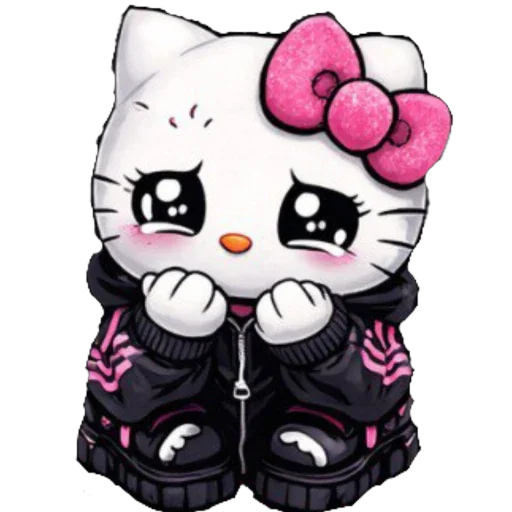 🫥 Стикер «EMO KITTY» для Telegram