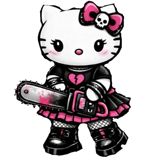 🫥 Стикер «EMO KITTY» для Telegram