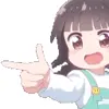 Стикер 30 Girls #anime #girl