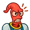 Стикер 13 Earthworm Jim