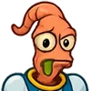 Стикер 22 Earthworm Jim