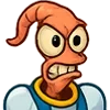 Стикер 18 Earthworm Jim