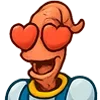 Стикер 24 Earthworm Jim