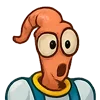 Стикер 8 Earthworm Jim