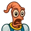 Стикер 10 Earthworm Jim
