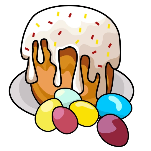 🙏 Стикер «Easter» для Telegram
