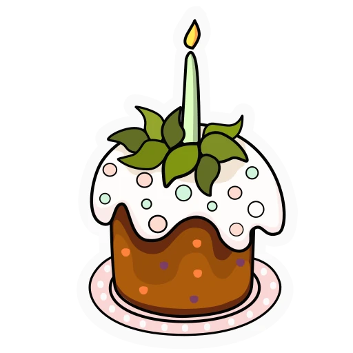 🙏 Стикер «Easter» для Telegram