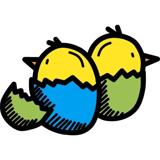 Стикер 29 Easter Doodle