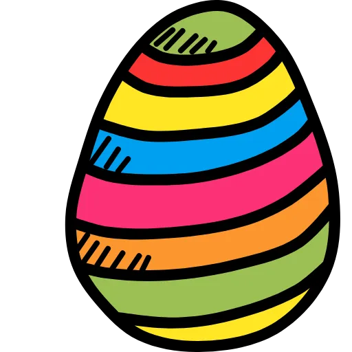 🤩 Эмодзи «Easter Doodle» для Telegram
