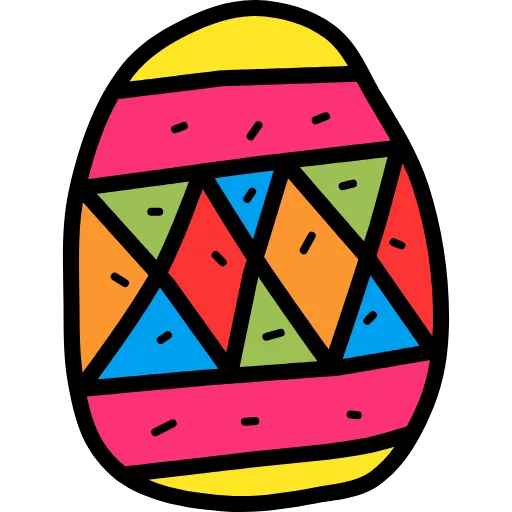 Стикер 10 Easter Doodle
