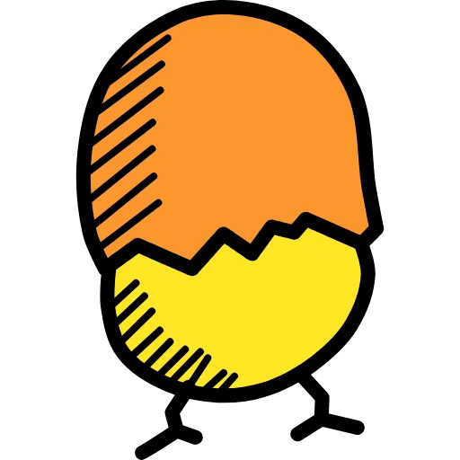 Стикер 50 Easter Doodle