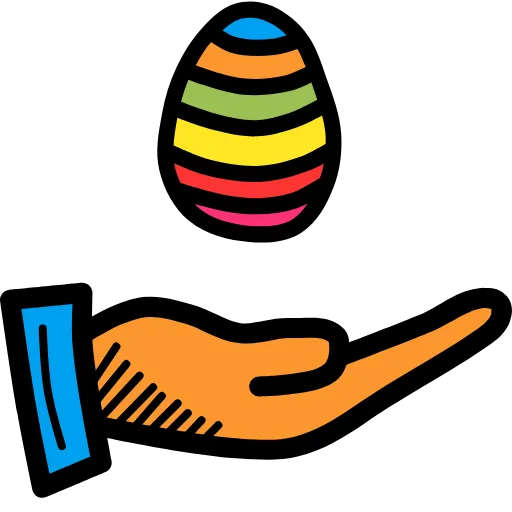 Стикер 11 Easter Doodle