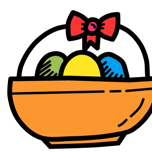 Стикер 17 Easter Doodle