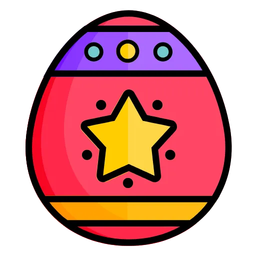 Стикер 7 Easter eggs