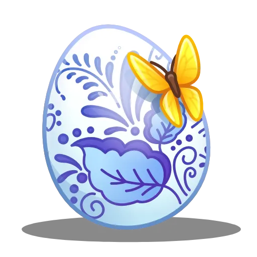 Стикер 11 Easter Egg