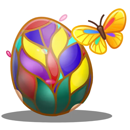 Стикер 25 Easter Egg