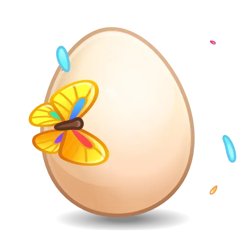 Стикер 25 Easter egg