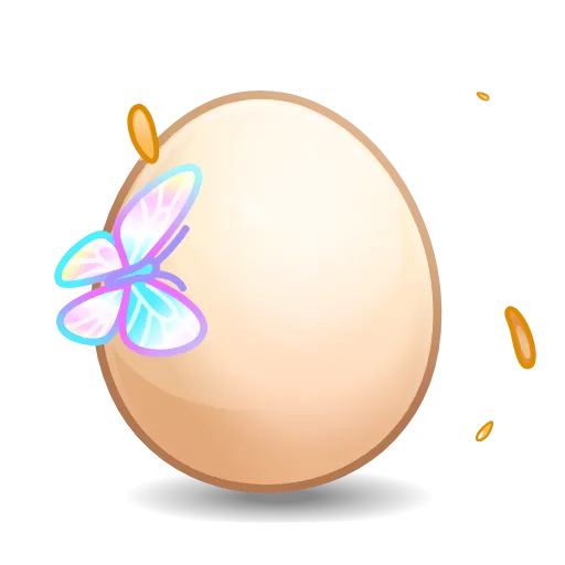 Стикер 18 Easter egg