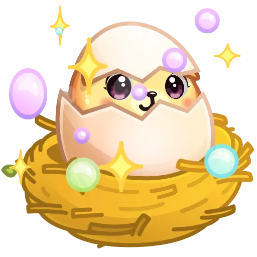 Стикер 52 Easter egg