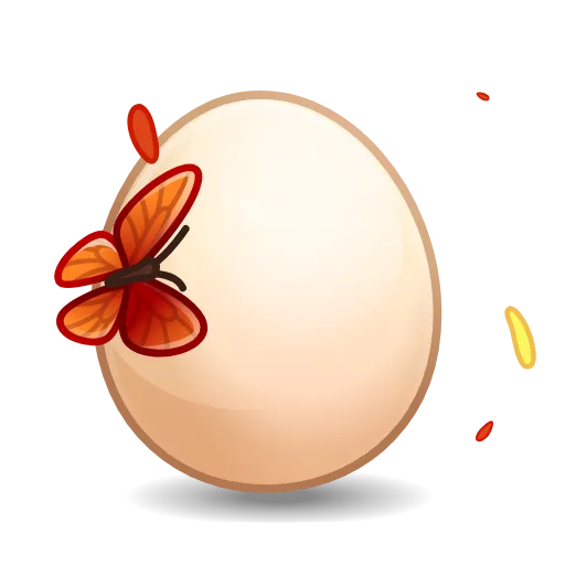 Стикер 12 Easter egg