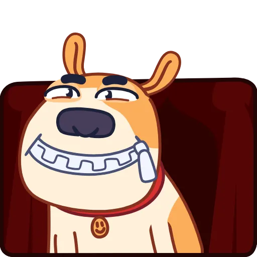 Стикер 24 Eddo Dog