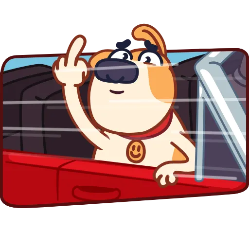 Стикер 19 Eddo Dog