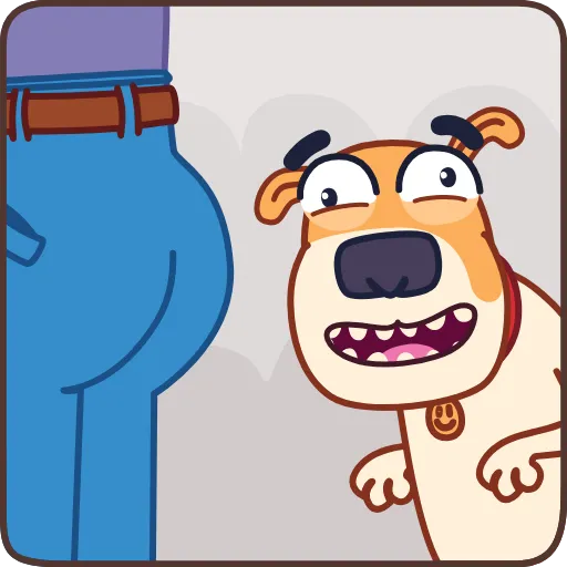 Стикер 17 Eddo Dog